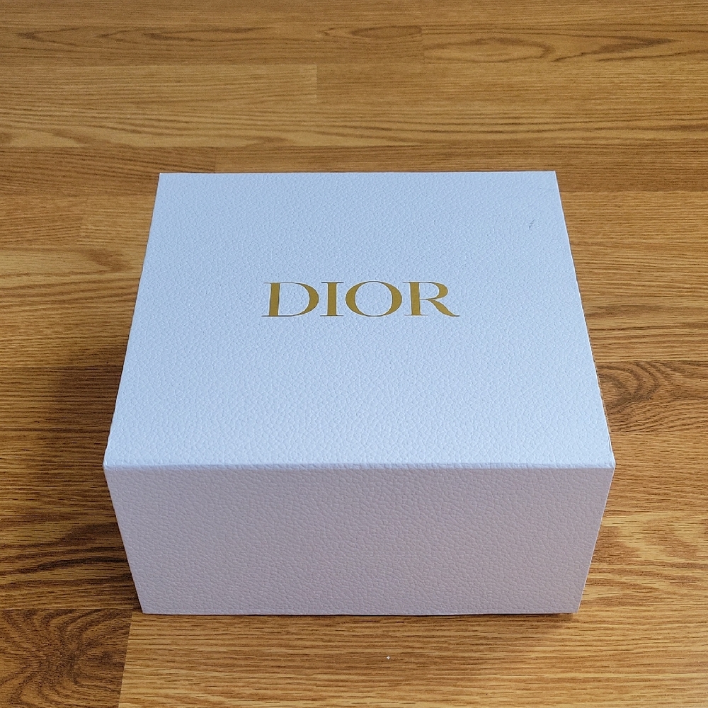 Dior White Box with Gold Logo